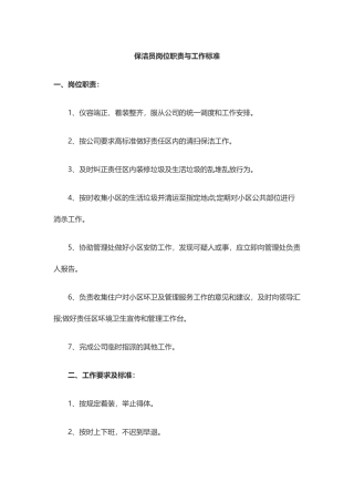 员工岗位职责（61页）
