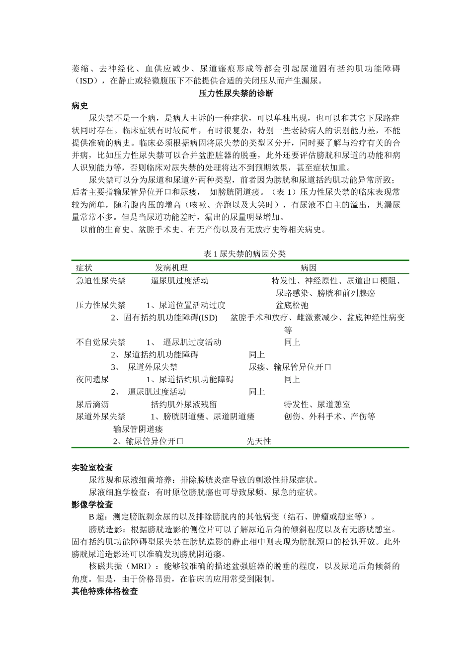 女性压力性尿失禁——国家继续教育课程教材_第3页