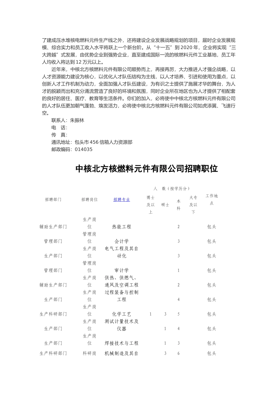 中核集团公司简介及职位需求信息_第3页