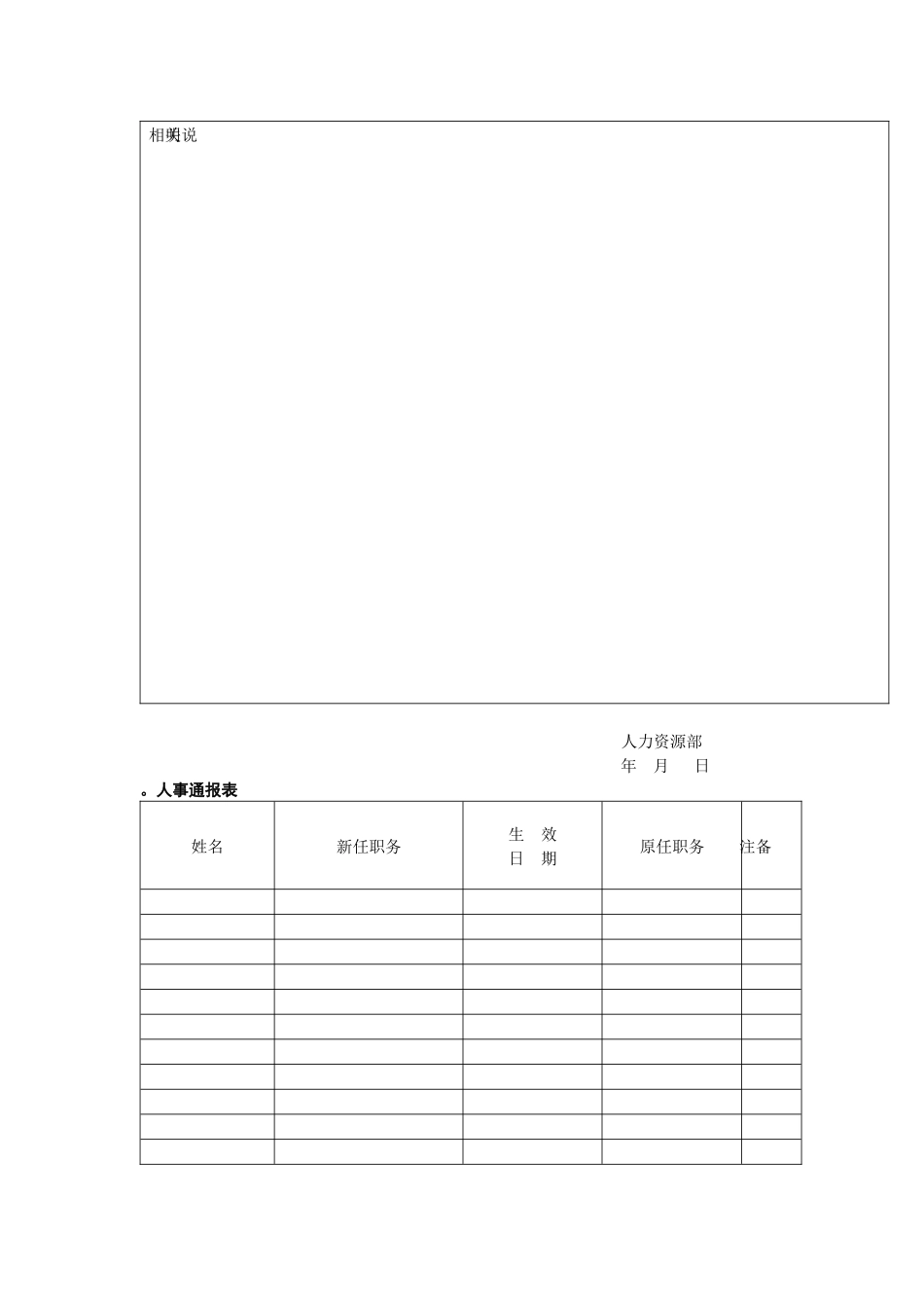 员工人事管理系列用表_第3页