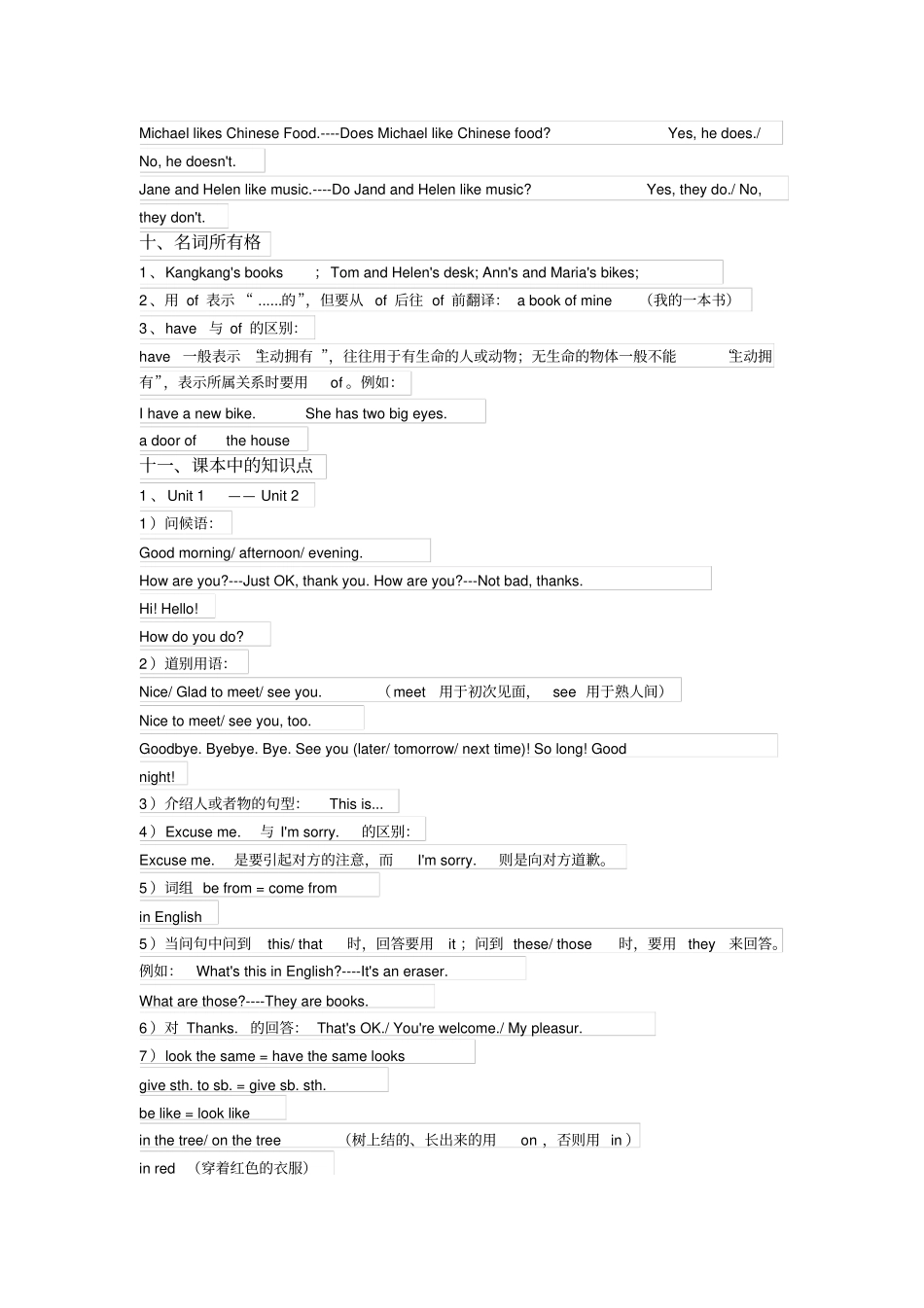 (word完整版)英语七年级上册人教版_第3页