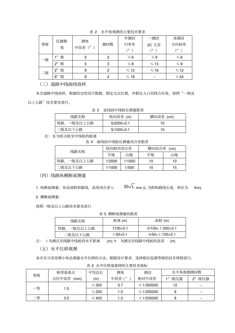 (完整word版)工程测量实习指导书(全)_第3页