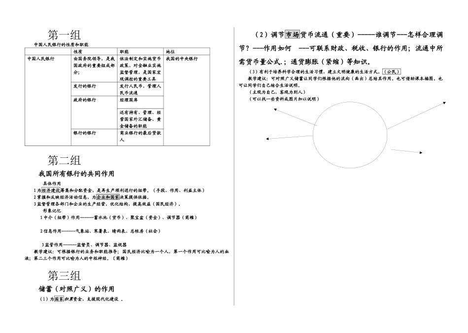 中国人民银行的性质和职能_第1页