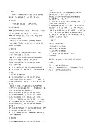 数据质量监控管理制度