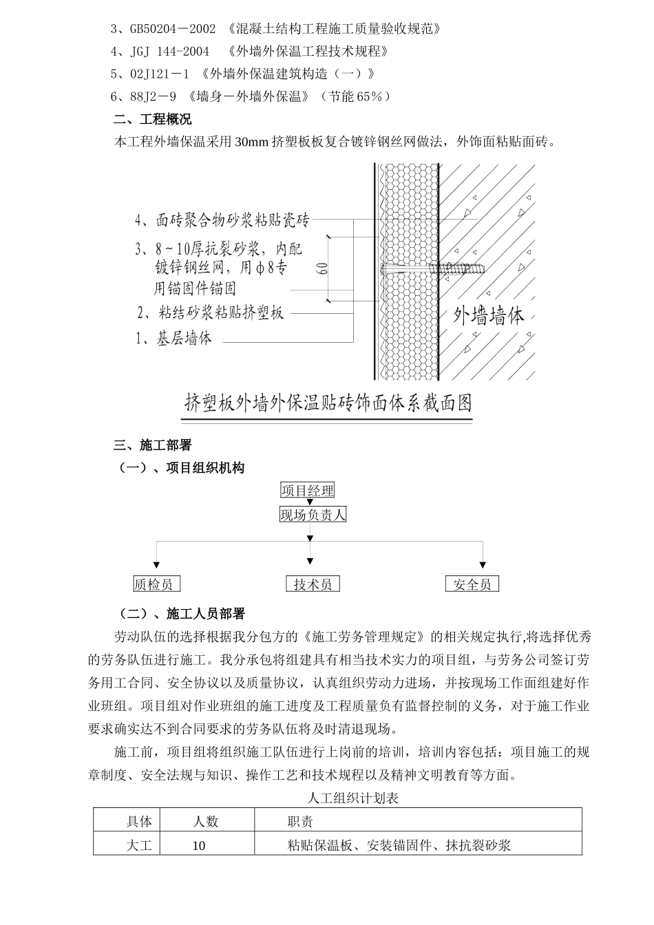 外墙保温XPS面砖饰面施工方案_第3页