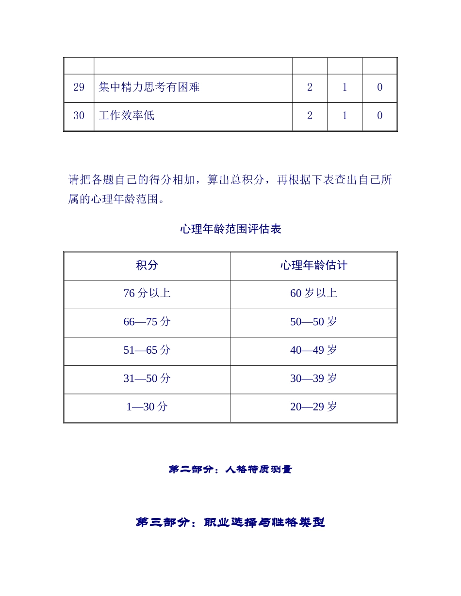 中国纺织集团内部人事测评资料EQ测试_第3页