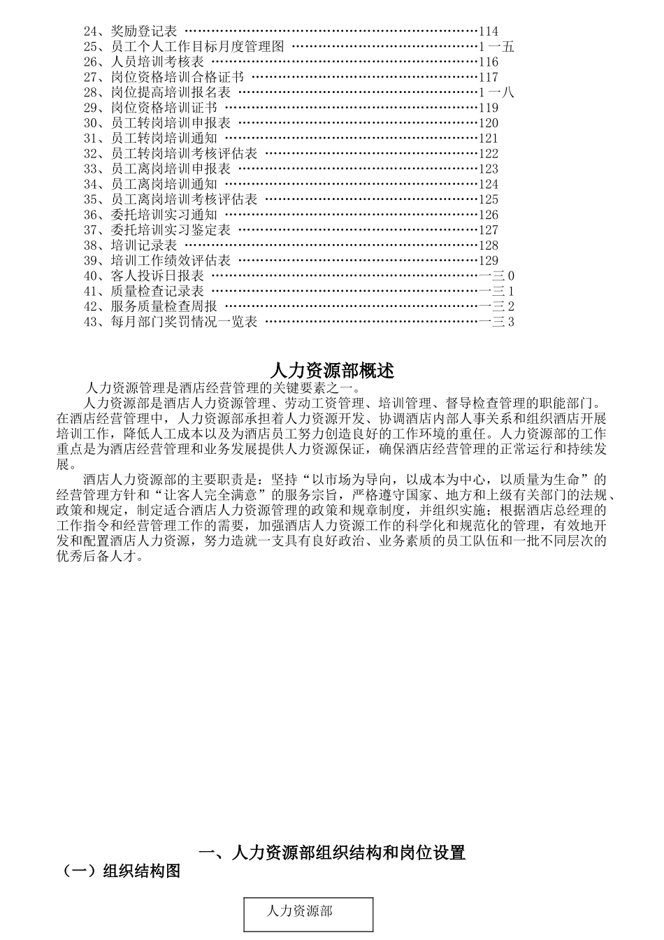 人力资源部岗位职责概述_第3页