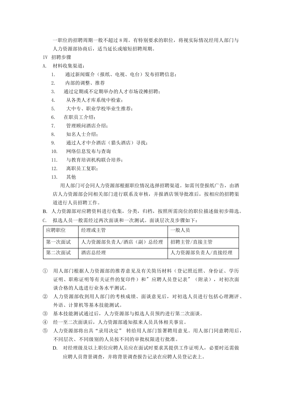 人力资源部员工招聘流程_第2页