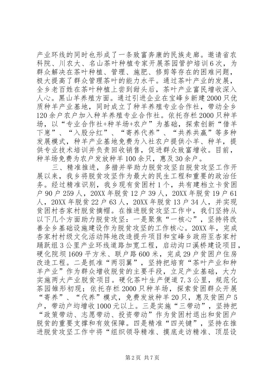 乡委员会工作总结和工作计划_第2页