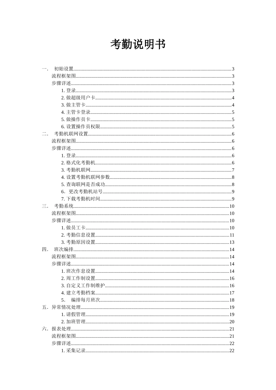 射频考勤说明书(含指纹机)_第1页
