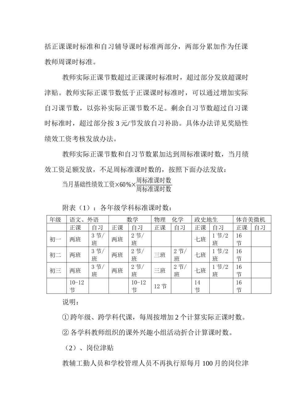 天水市七中奖励性绩效工资考核分配办法_第3页