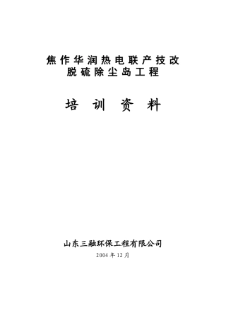 人力资源-CFB工艺培训资料