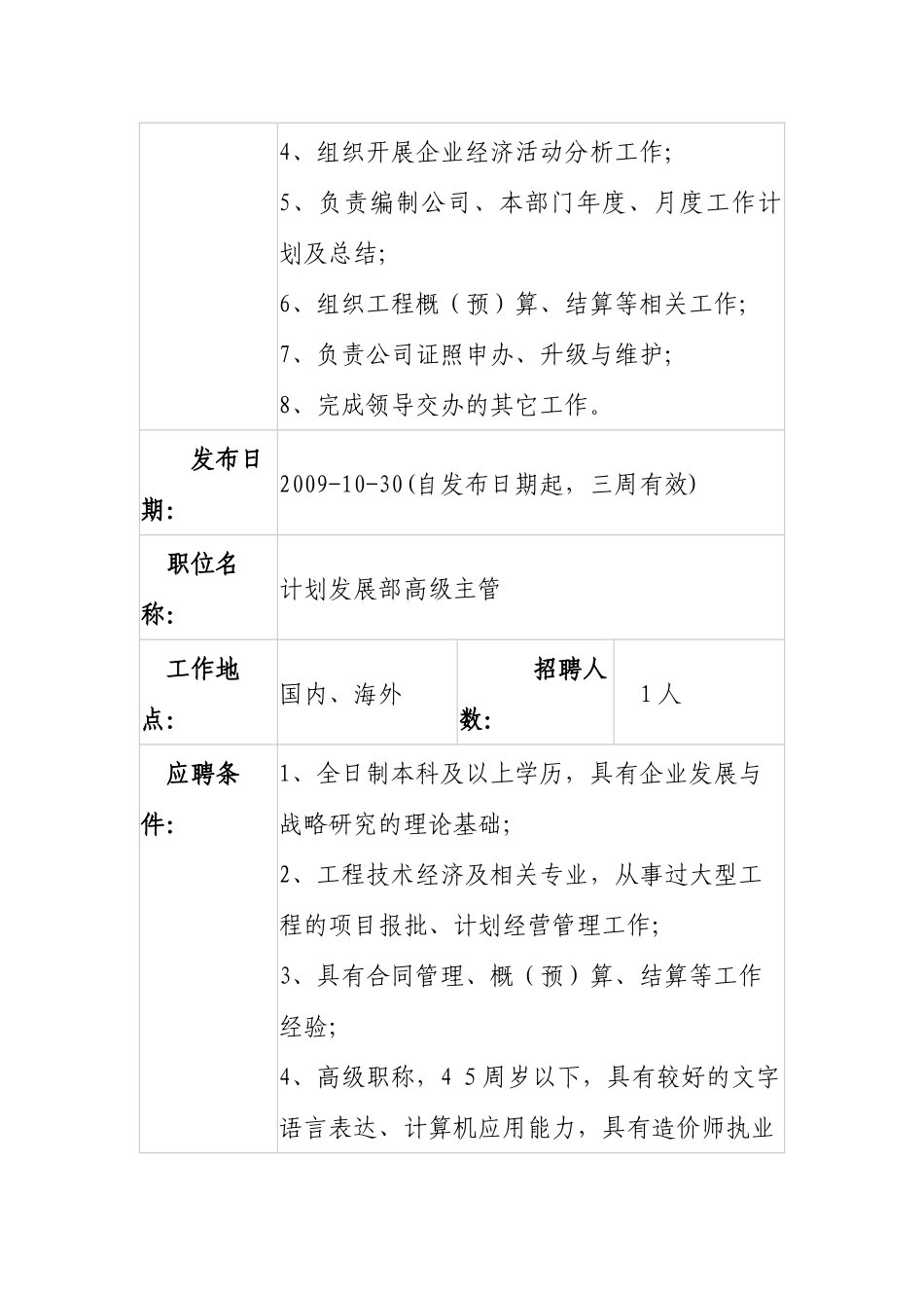 中电投国际矿业投资有限公司招聘公告-中电投国际矿业_第3页