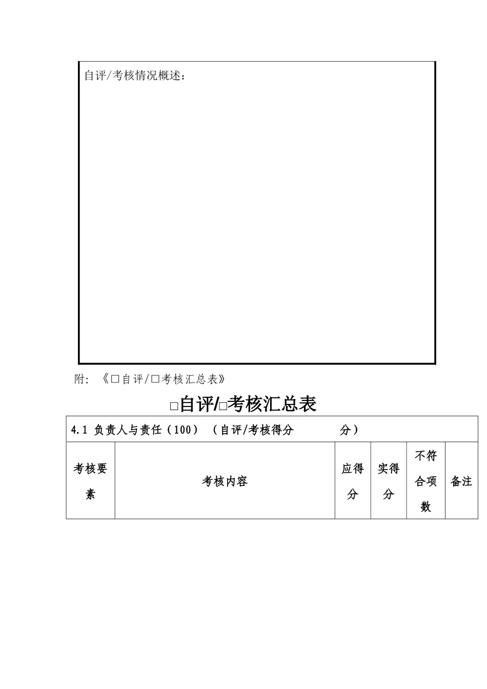 危险化学品从业单位安全标准化考核表_第2页