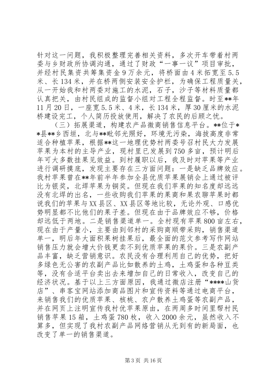 第一书记驻村工作总结（12篇）_第3页