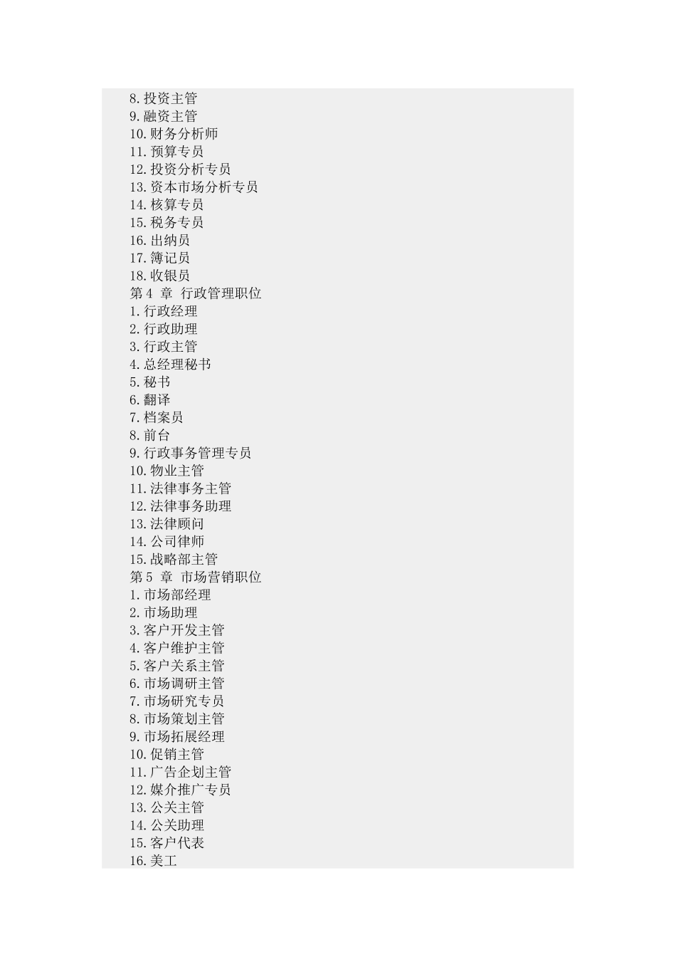 人力资源-012-200个职位说明书及考核标准_第2页