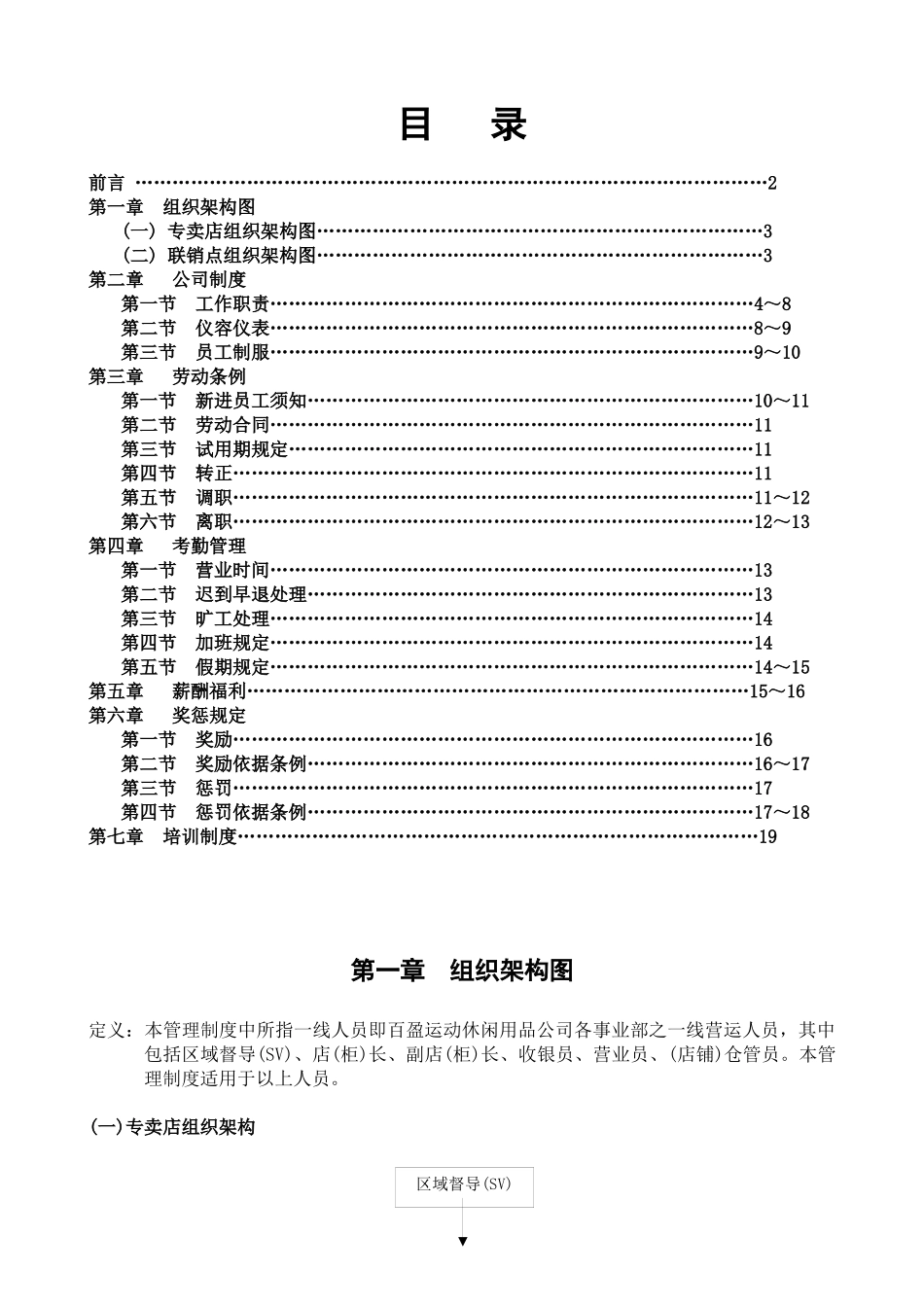 人力资源-ADIDAS专卖店员工手册_第1页