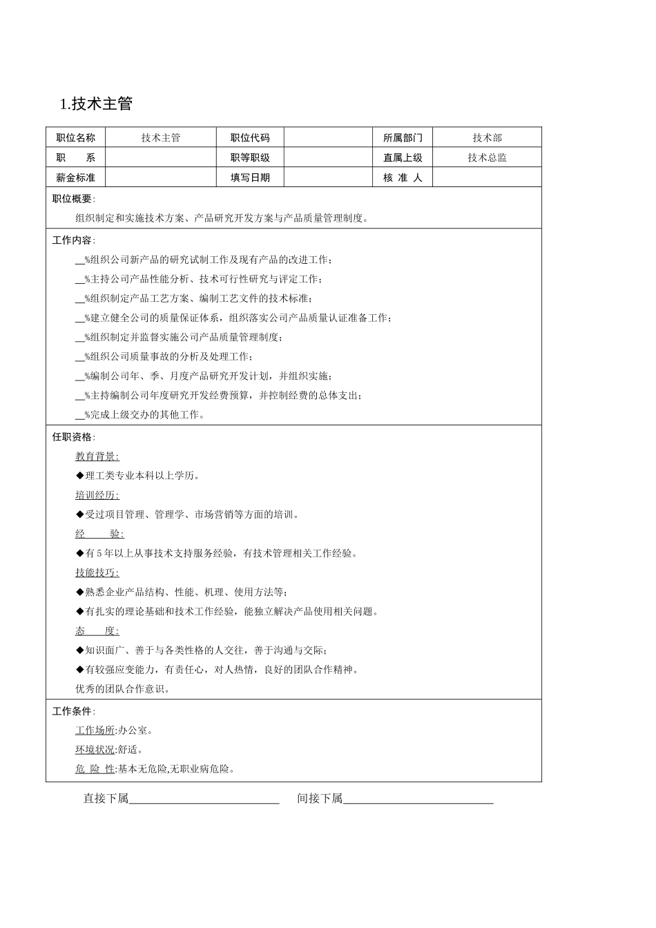人力资源-XXXX年人力资源管理资料--技术职位_第2页