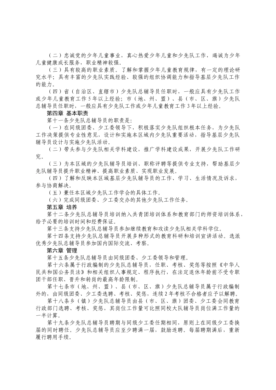 少先队总辅导员工作手册_第3页