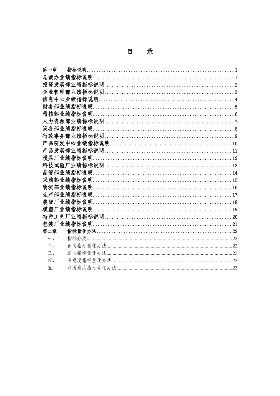 宁波贝发集团有限公司责任中心考核指标说明V4_第2页