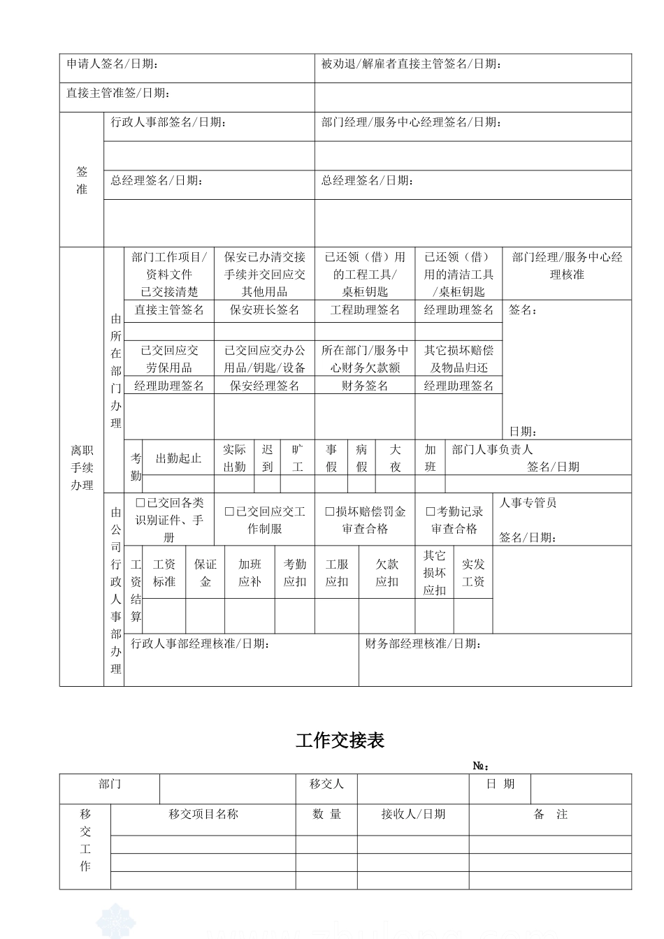 人事管理表格secret_第2页