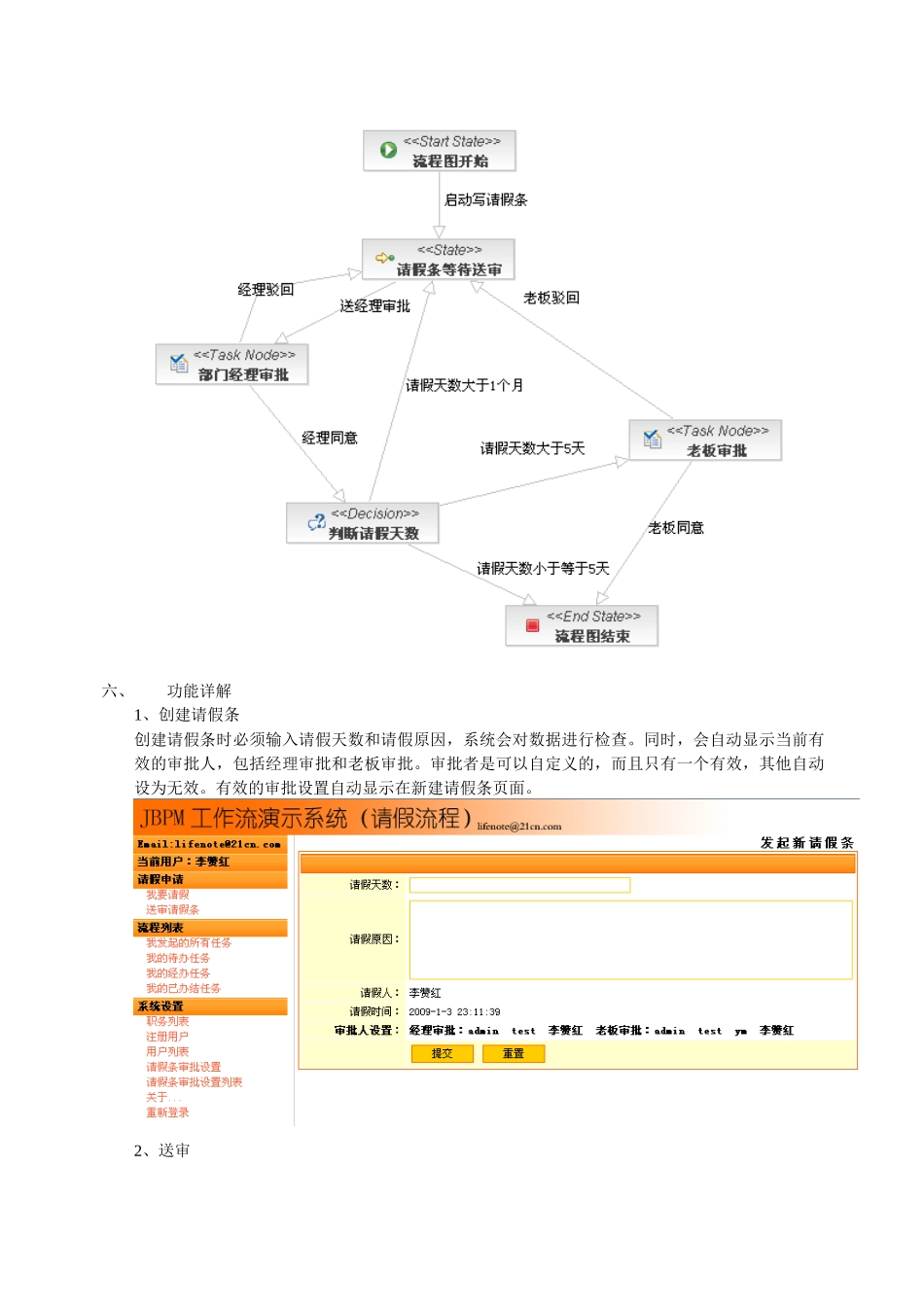 人力资源-JBPM工作流演示系统（请假工作流）使用说明_第3页