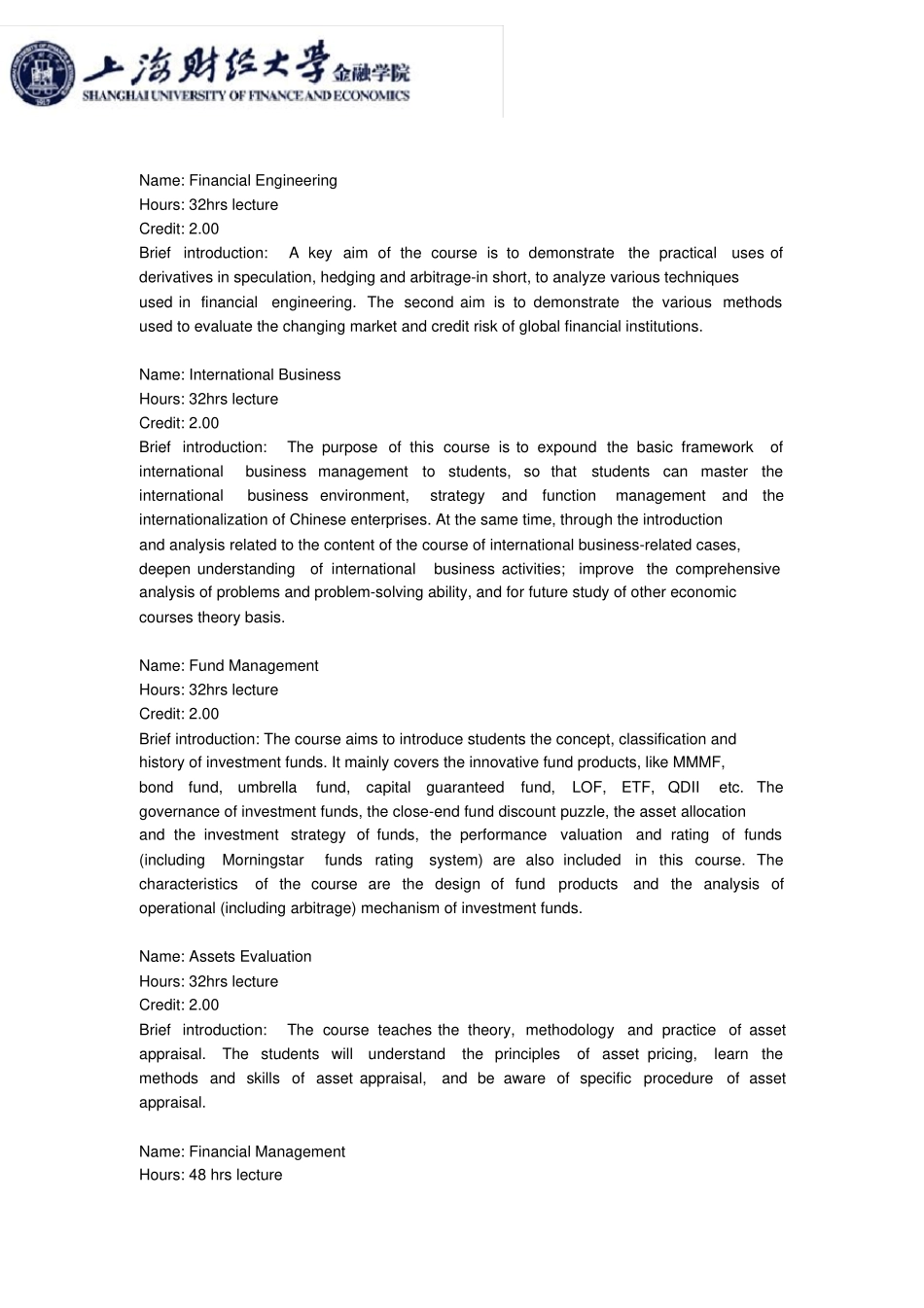 大学课程描述-金融_第3页