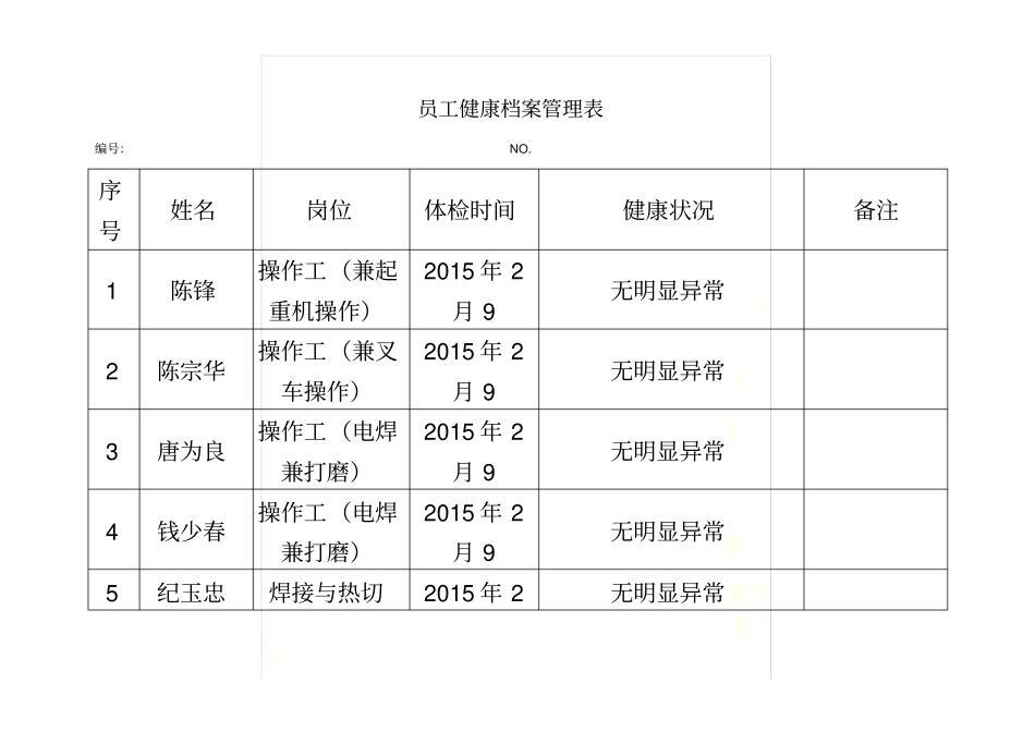 员工健康档案管理表_第2页