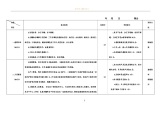 医院血液透析室考核评估标准