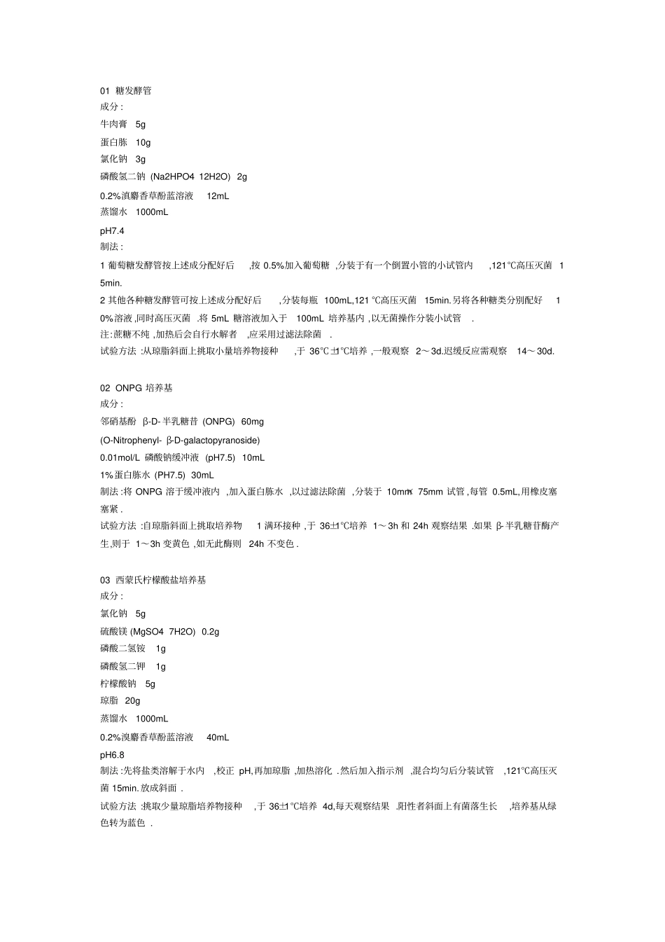 常用微生物培养基配方大全_第3页