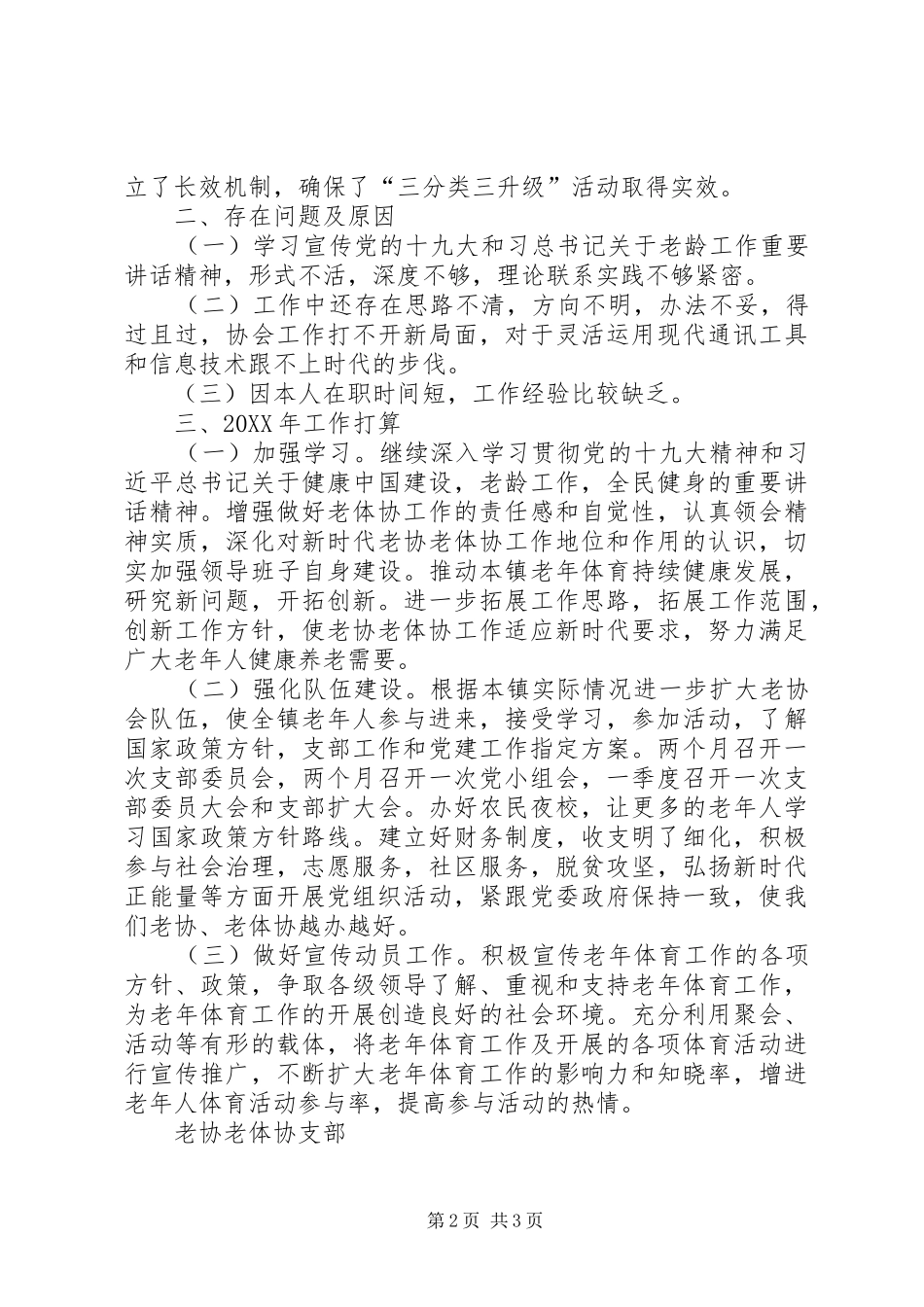 老协支部党建工作述职报告_第2页