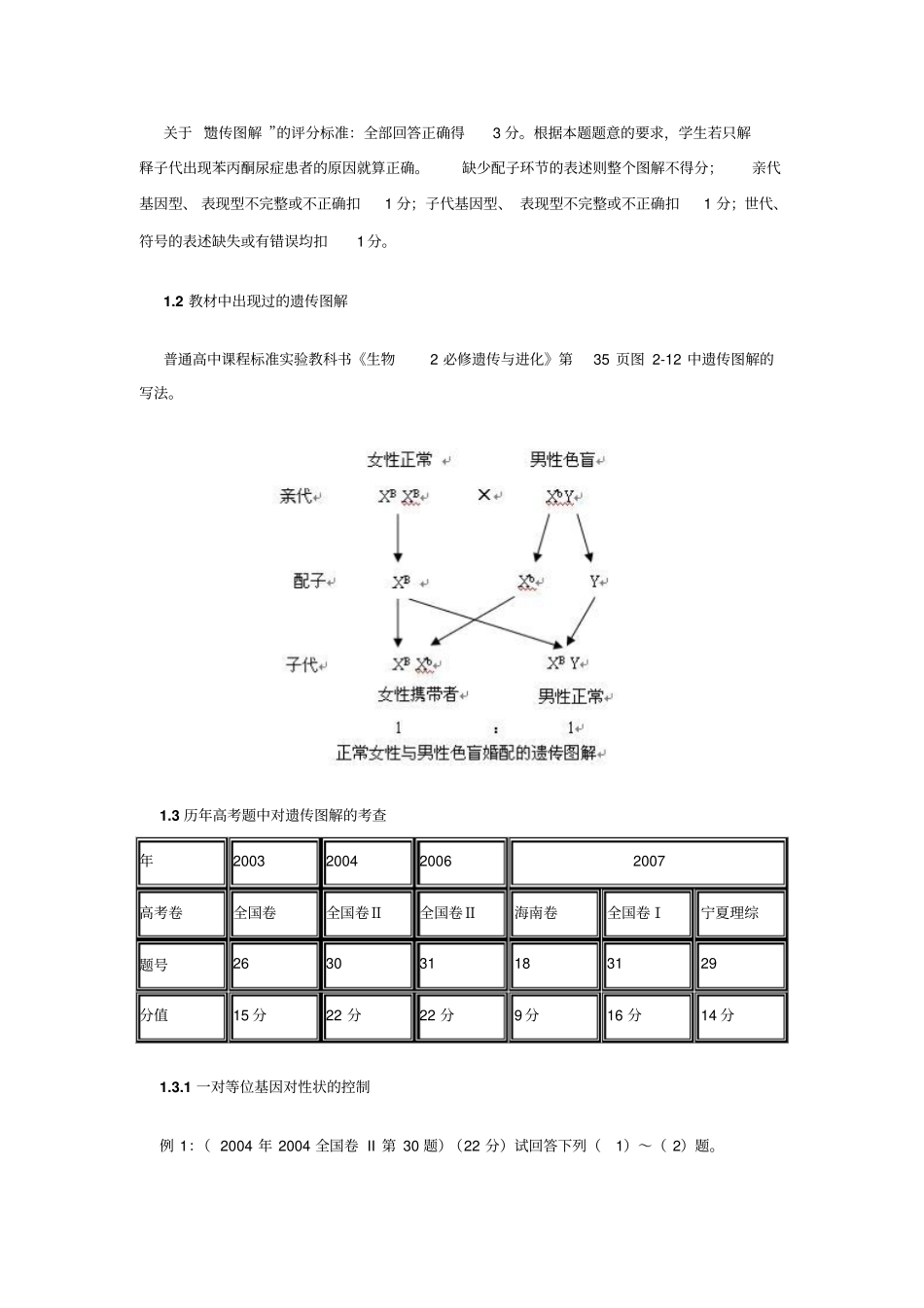 如何规范书写遗传图解_第2页