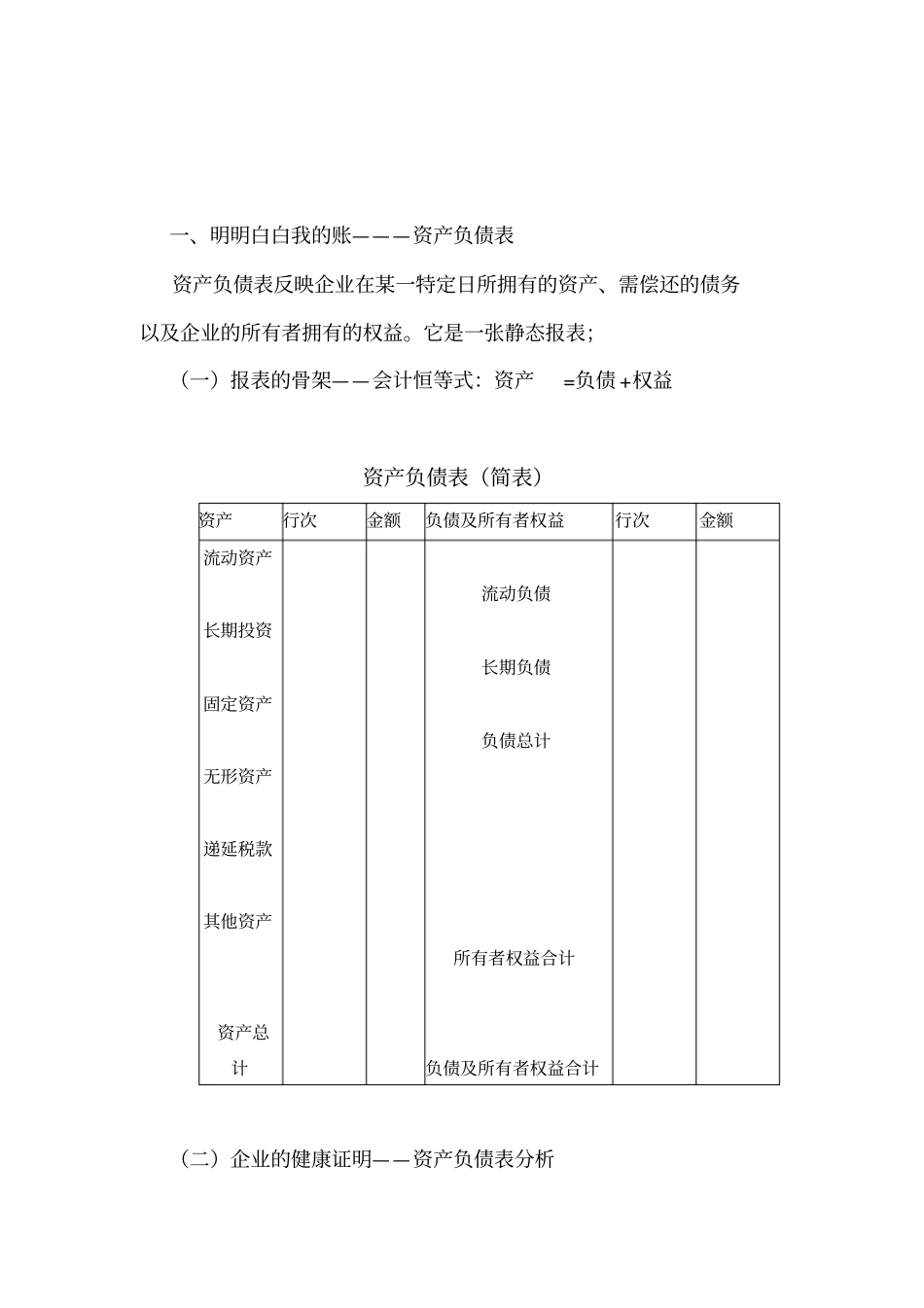 企业会计报表的阅读_第2页