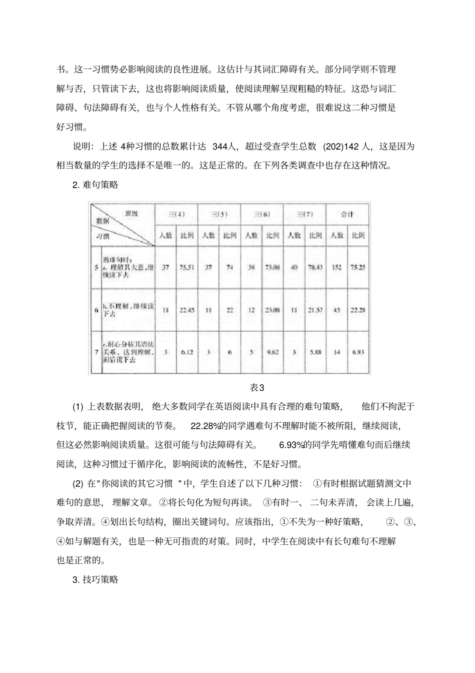 中学生英语阅读习惯调查报告_第3页