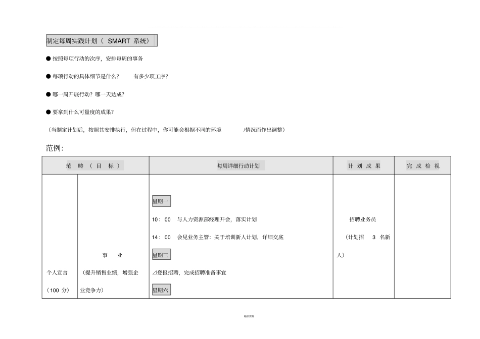周计划表(样版)_第1页
