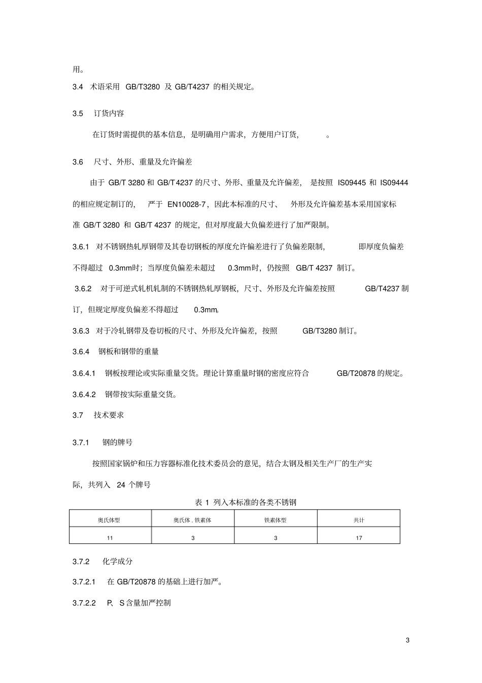 承压设备用不锈钢钢板及钢带国家标准_第3页