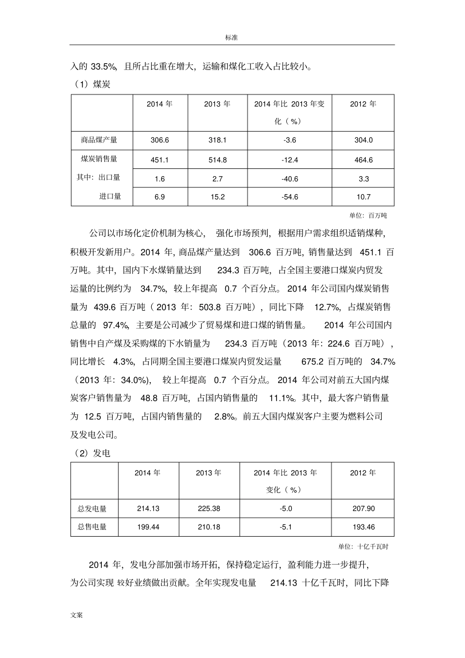中国神华财务报表分析报告_第2页