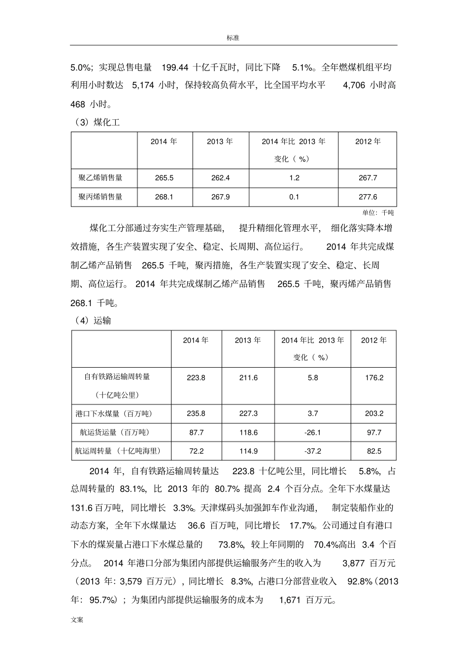中国神华财务报表分析报告_第3页