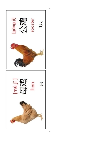 宝宝早教卡片看图识物(彩色打印版)01