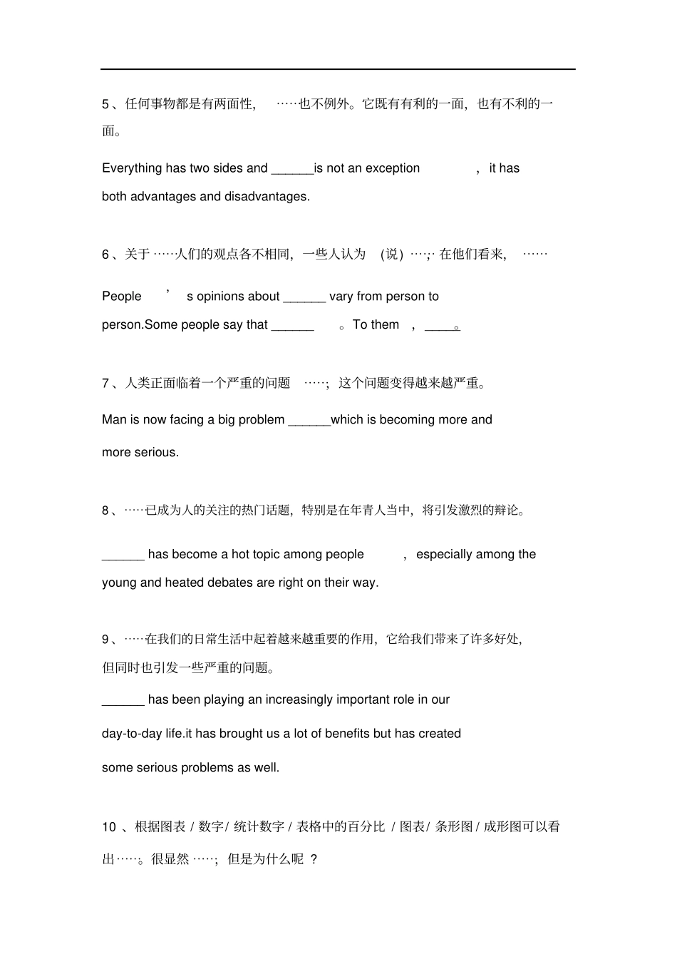 四六级写作万能公式_第2页