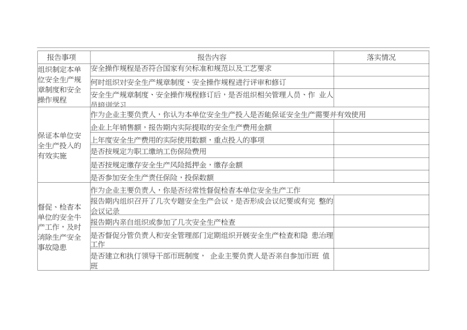 主要负责人安全生产履职情况报告表_第3页