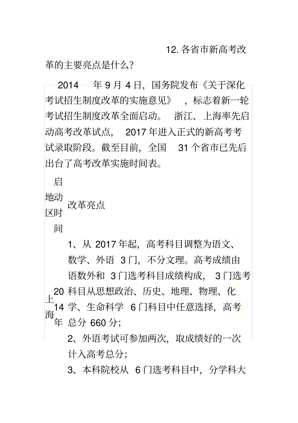 全国各省市新高考改革方案一览_第2页