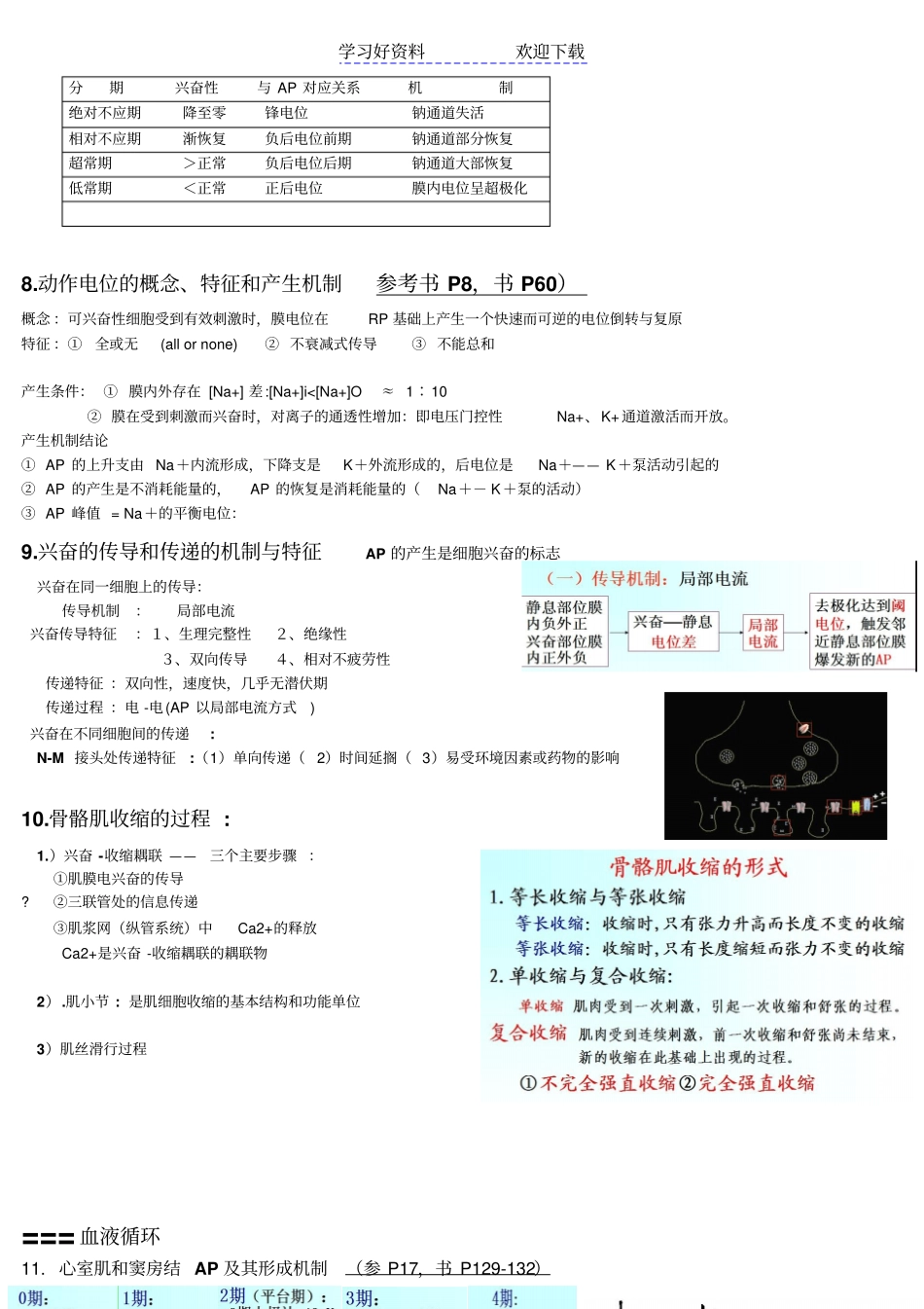 人体解剖生理学-人卫版---复习总结_第2页