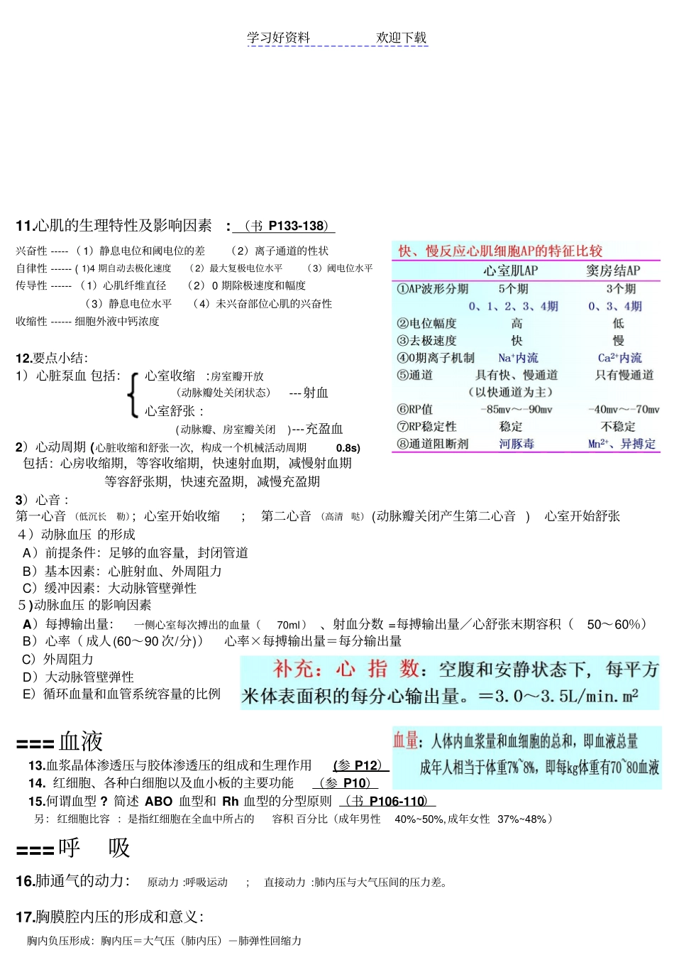 人体解剖生理学-人卫版---复习总结_第3页