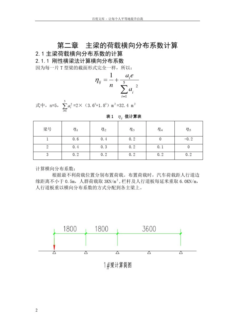 四川大学简支梁桥设计范例_第2页