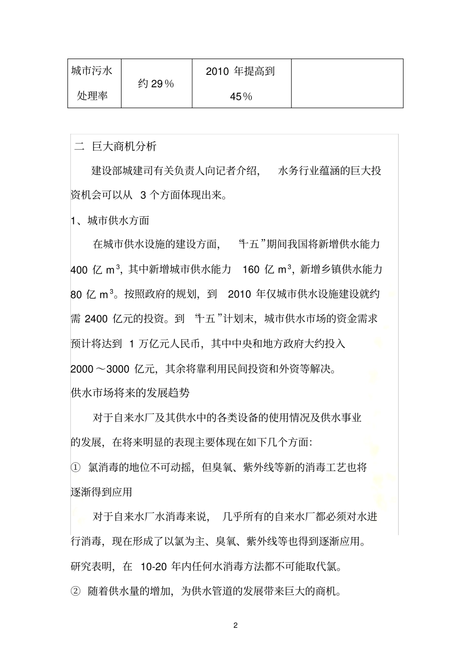 中国水务市场现状分析_第3页