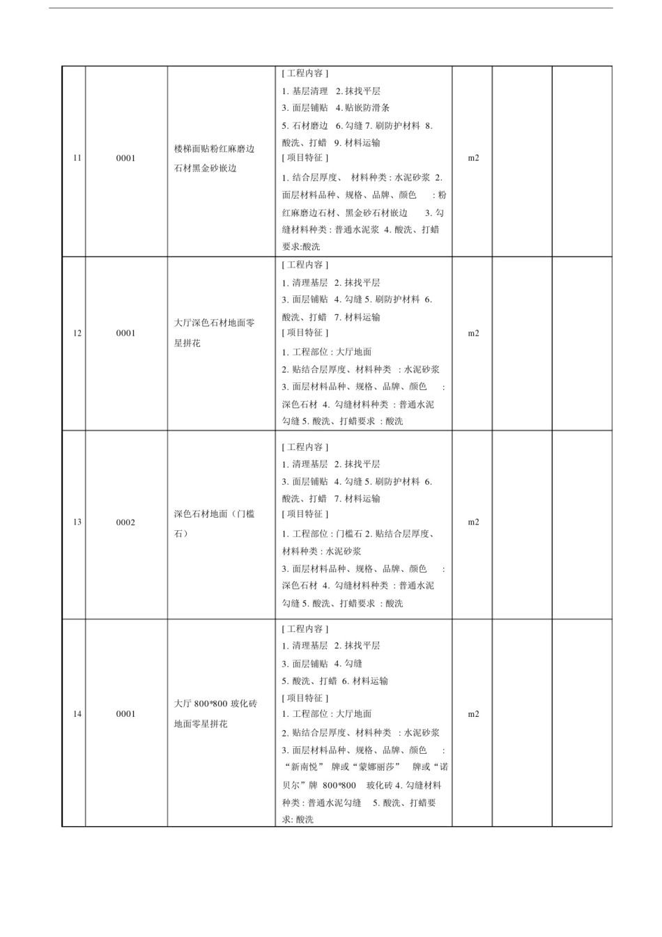 室内装饰工程工程量清单.docx_第3页