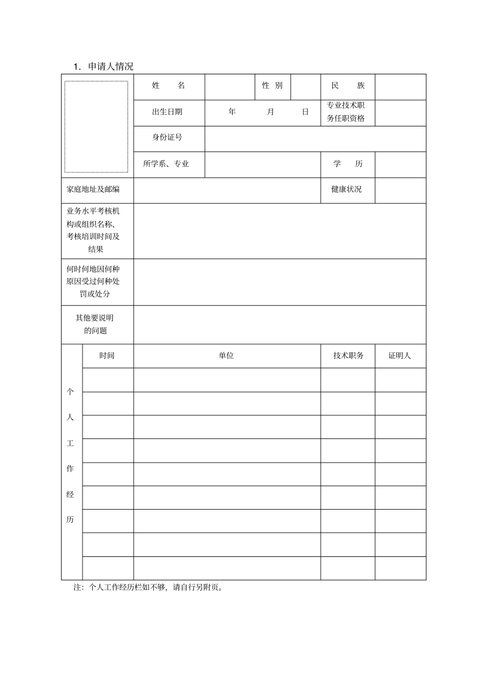 (完整word版)最新医师执业、变更执业、多机构备案申请表_第3页