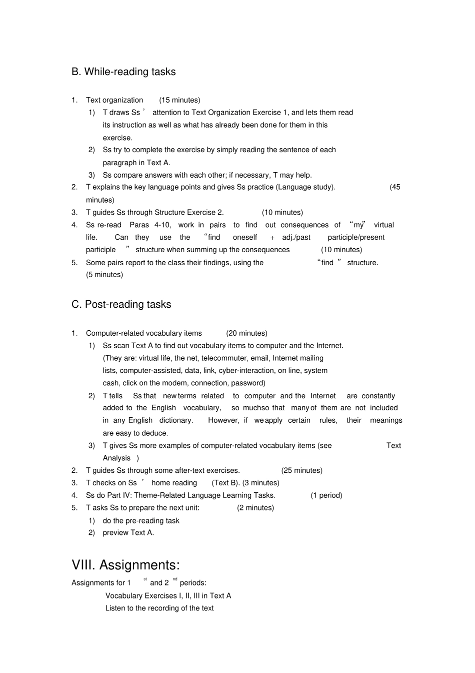 全新版大学英语综合教程第二册教案unit4_第3页