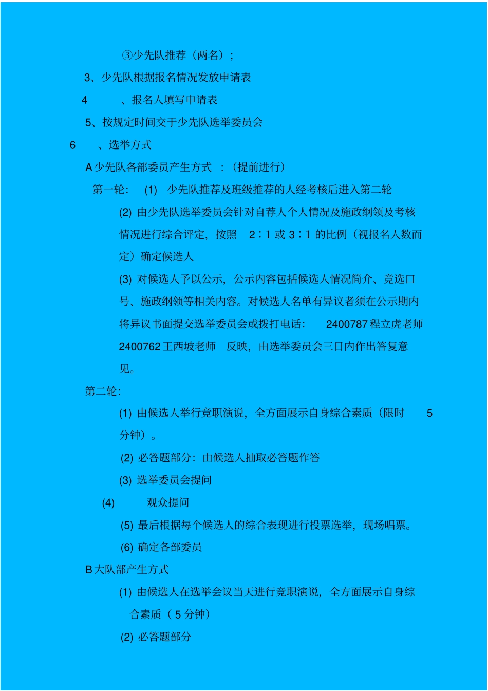 成功学校少先队选举流程_第2页